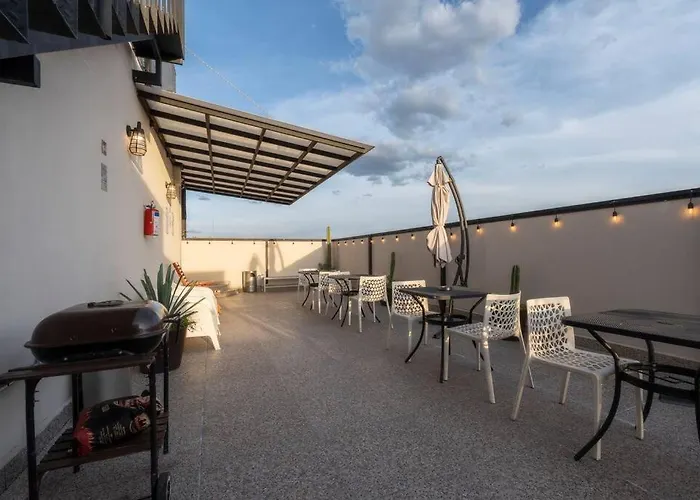 304 Balcony Walk To Zocalo Ac Rooftop Holiday home *